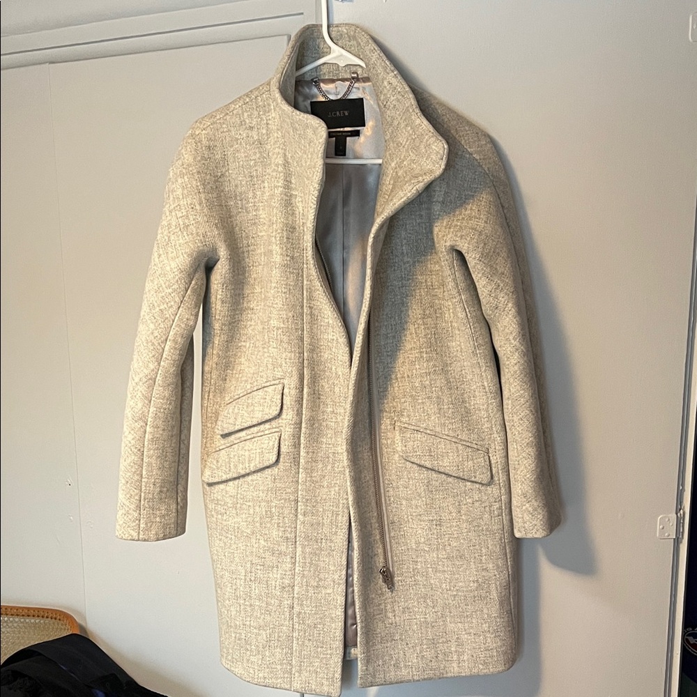 J. Crew Women's Cream Trench Coat